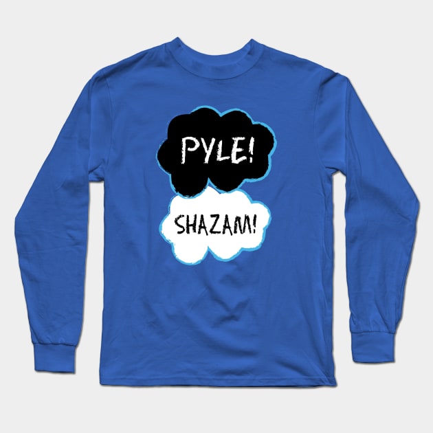 Pyle! Shazam! Long Sleeve T-Shirt by shellysom91